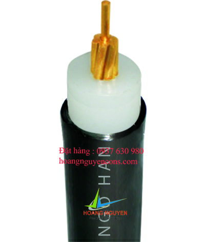 Cáp điện lực 1 ruột đồng, cách điện XLPE, vỏ bảo vệ PVC. Giáp băng 2 lớp nhôm (CXV/DATA-1R)-0.6/1kV